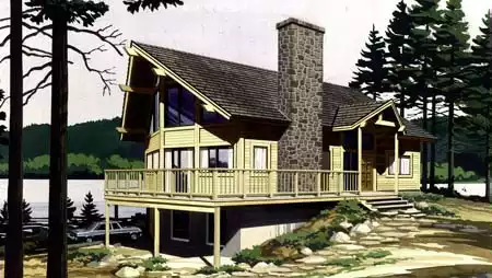 image of cottage house plan 1302